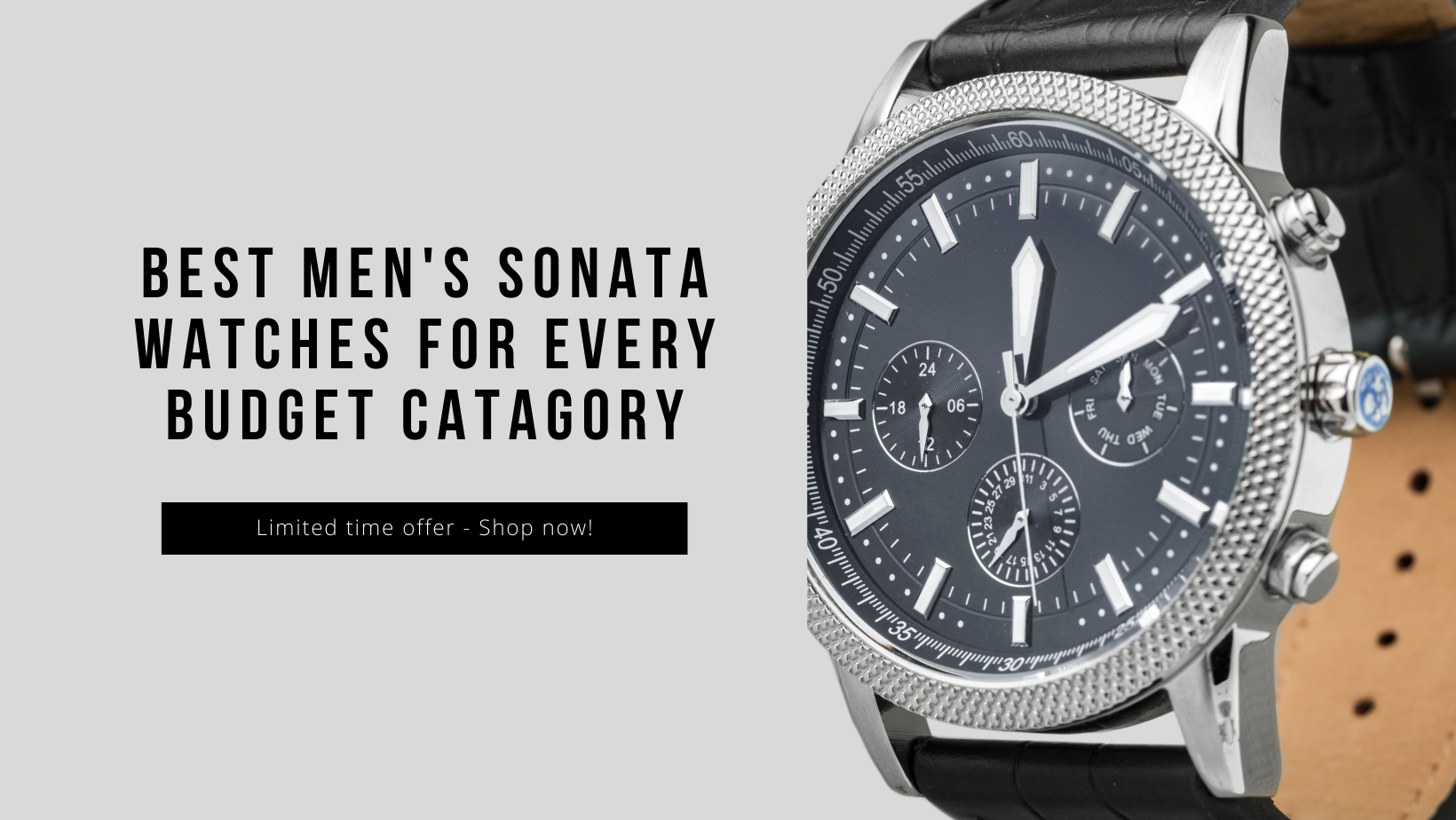 Best Men's Sonata Watches for Every Budget Category